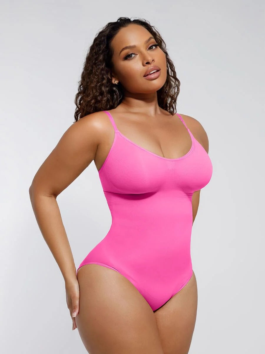 Pink sculpt bodysuit